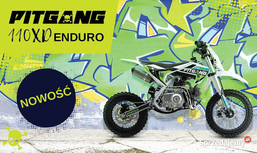 Nowośc Pit Bike PITGANG 110XD Enduro kayo w 110cm3 Motocykle, skutery, quady małopolskie Nowy Sącz