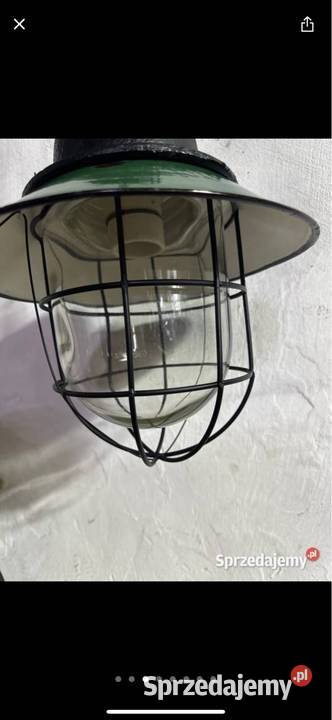 Lampa industrialna C11 odrestaurowana śląskie Gliwice sprzedam