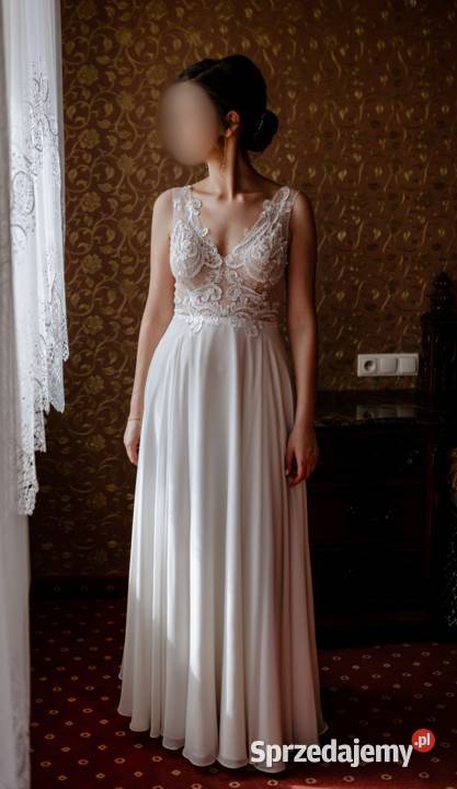 Suknia ślubna offwhite 175obcas 92.5cm Wrocław
