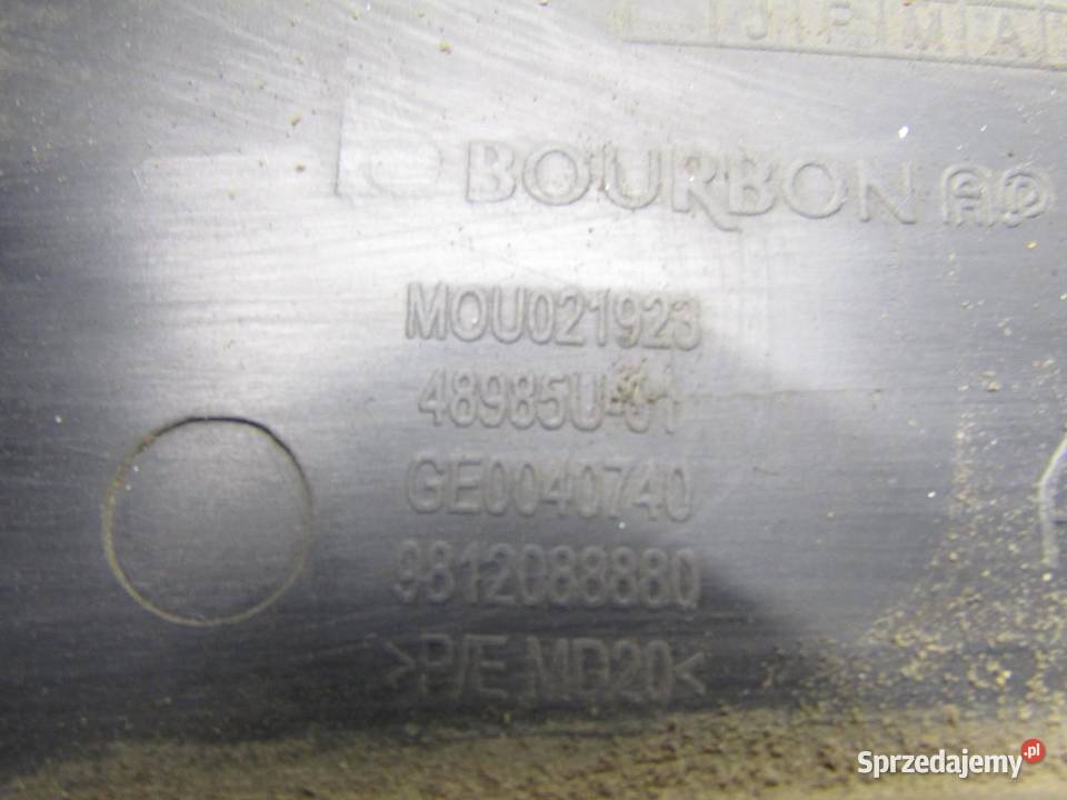 LISTWA NAKŁADKA BŁOTNIKA LEWY TYŁ CITROEN C3 III Listwy i nakładki lubelskie sprzedam