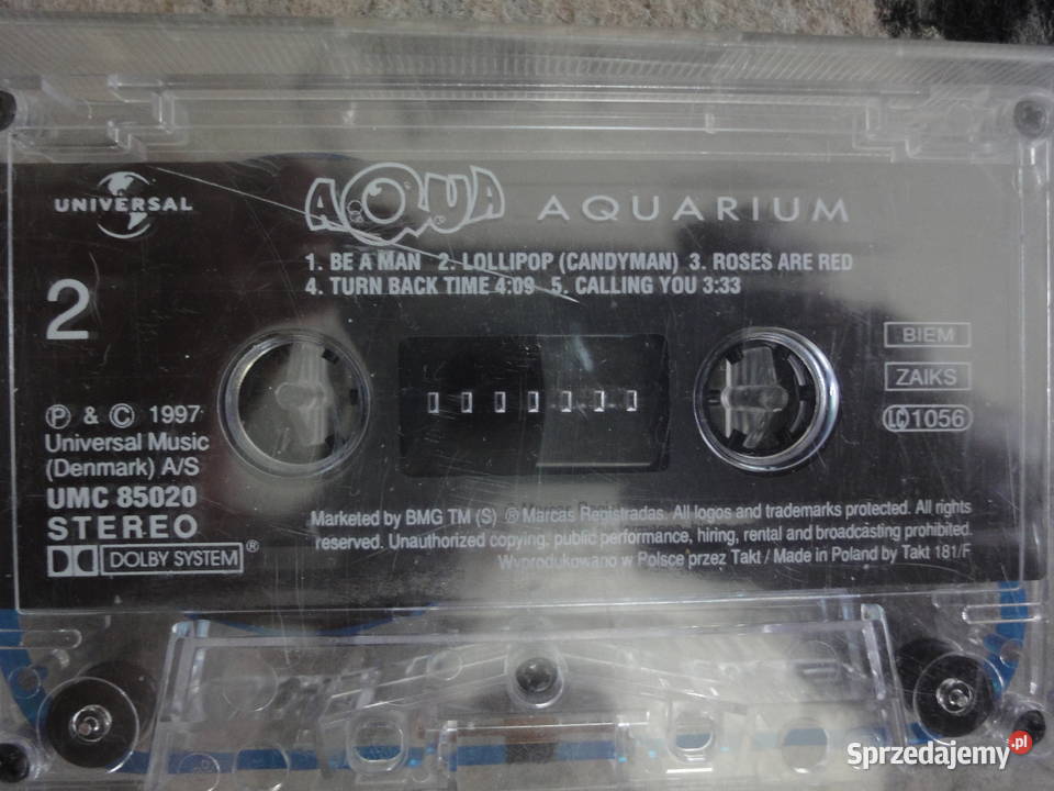 aquaaqariumkaseta magnetofonowa Kraków