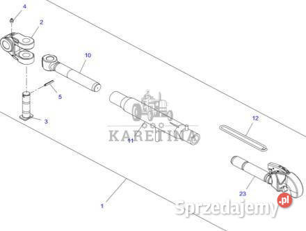 Fendt Vario 1038 1042 1046 1050 GEN 3 Cięgno