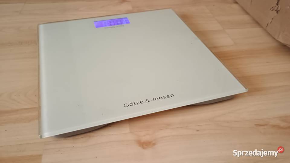 Waga łazienkowa biała szkło lubelskie Lubartów