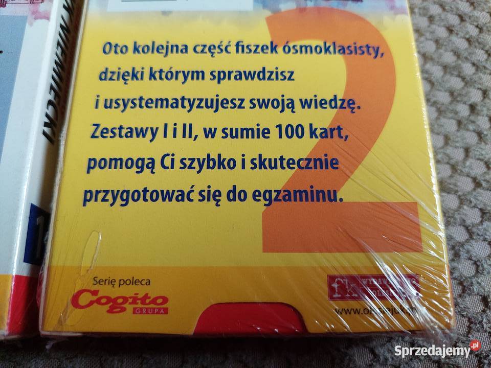 nowe Fiszki ósmoklasisty Język niemiecki część I małopolskie Kraków
