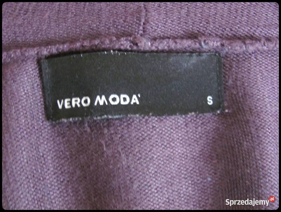 Śliwkowa narzutka sweter Vero Moda rozmiar 36 Płock