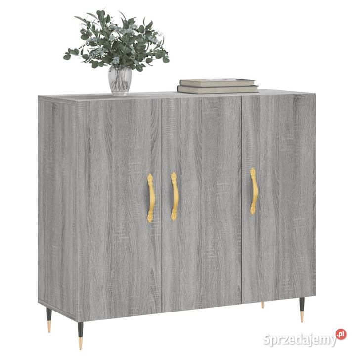 Szafka szary dąb sonoma 90x34x80 materiał mazowieckie Warszawa