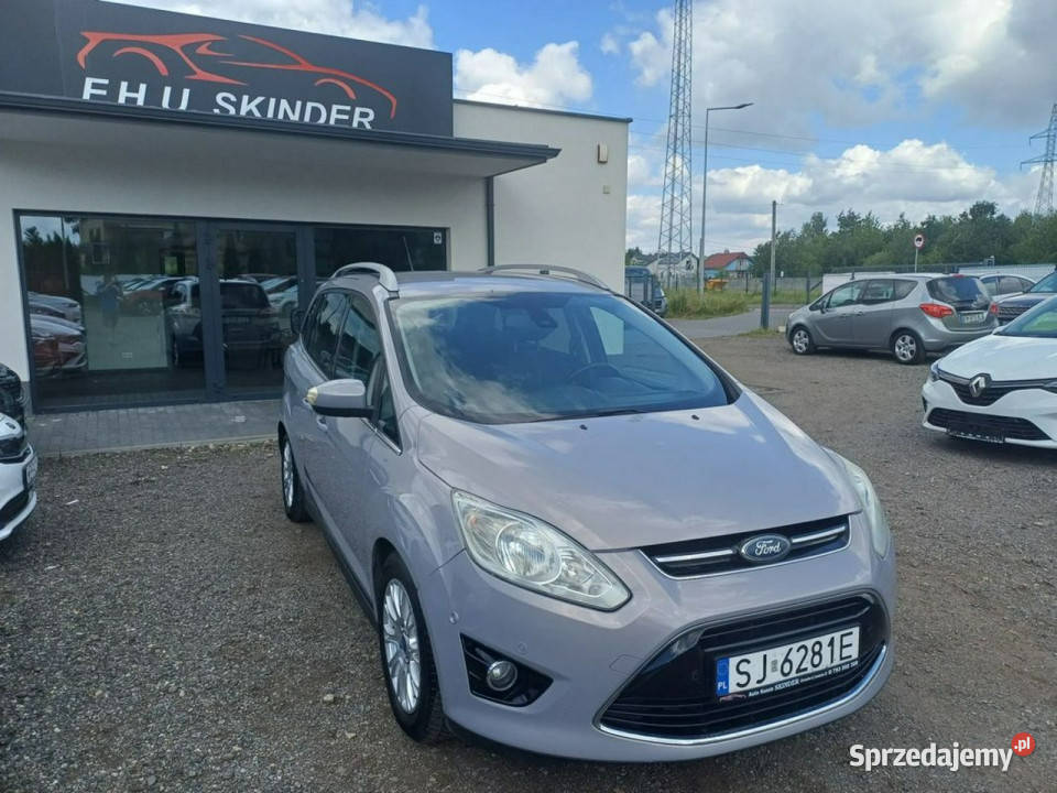 Ford Grand C 7 OS Climatronic Serwis 2 wł nieuszkodzony Grand C-MAX Chrzanów