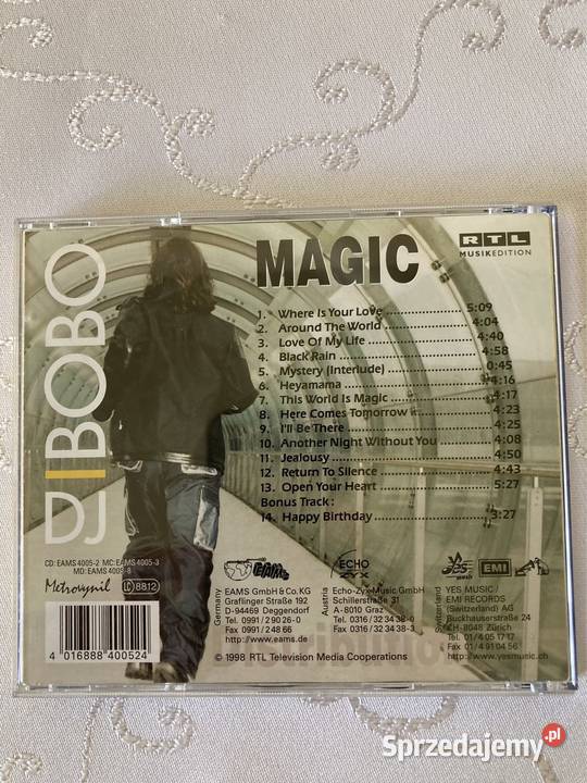 Płyta Cd Album DJ Bobo Magic Limited Led Edition Czerwionka-Leszczyny