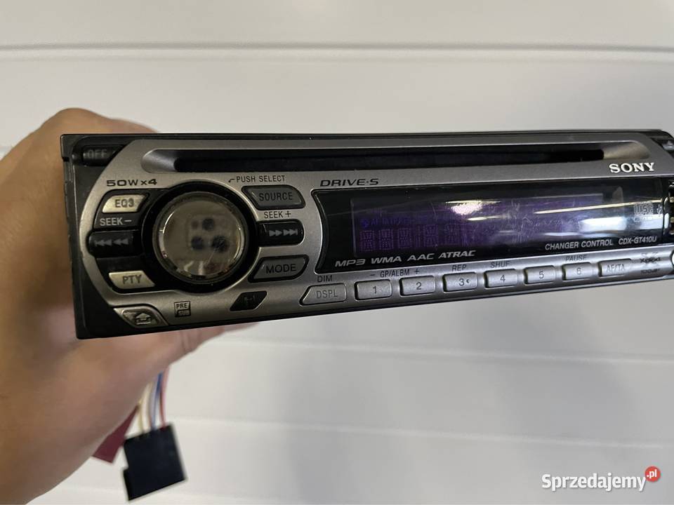 Radio Sony CDXGT410U CD mp3 USB xplod 4x50w Sony Bełchatów