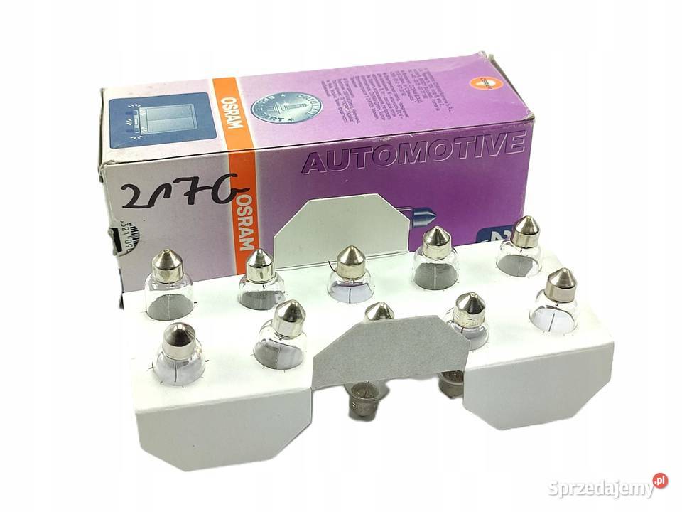 ŻARÓWKA KOMPLET 10 OSRAM 24V SV858 18W 6480