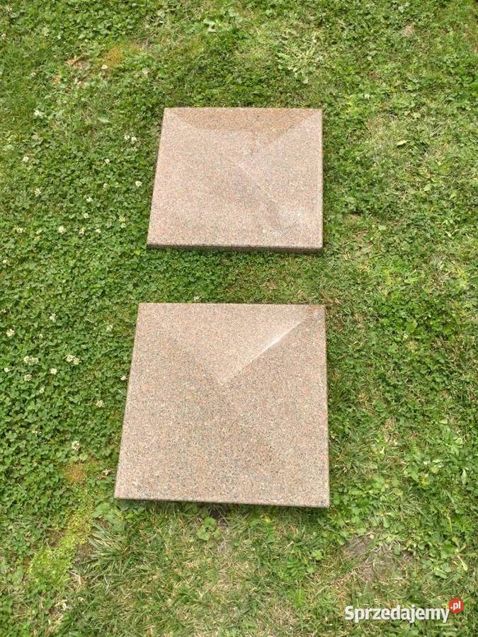 Pokrywa słupek okolnik czapka Granit daszek opolskie