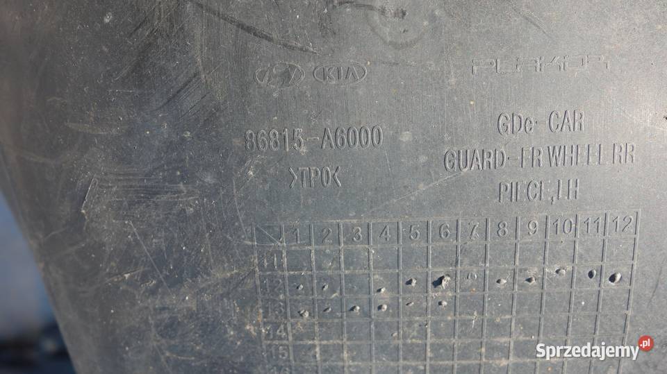 NADKOLE PRZEDNIE LEWE HYUNDAI I30 II 12 Ruda Śląska