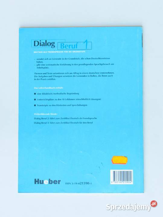 Dialog Beruf 1 Becker Braunert Eisfeld Kraków sprzedam