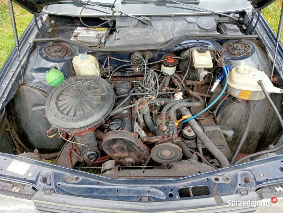 Audi 100 C3 18 90 1986r Zabytek Żółte blachy Kraków