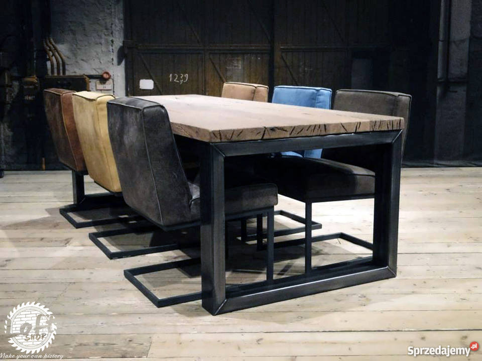 Stół loftowy industrialny STRONG rustykalny LOFT 180cm Wrocław