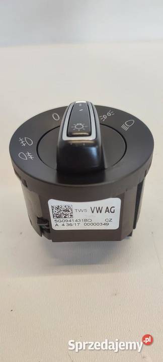 VW TIGUAN II PRZEŁĄCZNIK ŚWIATEŁ 5G0941431BD