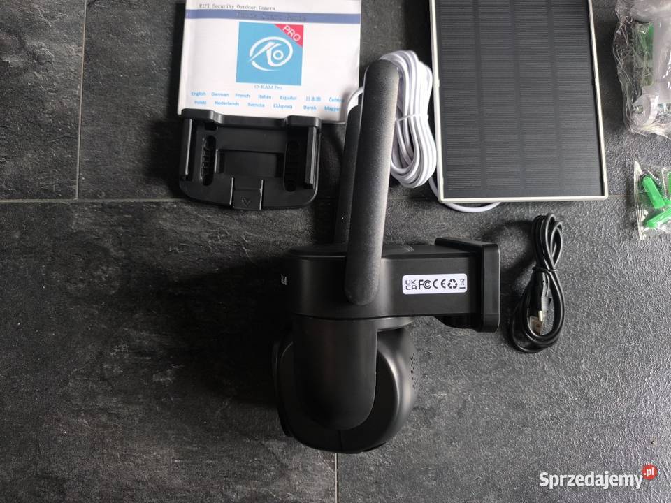 Kamera zewnętrzna obrotową zasilana ener śląskie Częstochowa