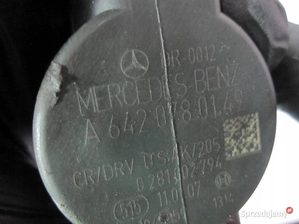 Sprinter W906 22 CDI 646985 listwa wtryskowa Listwy wtryskowe