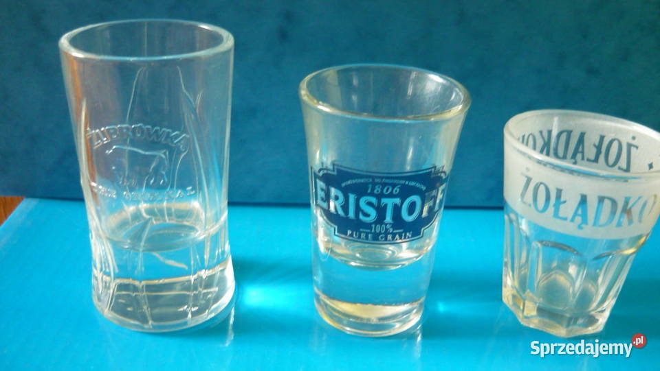 kieliszki firmowe Myszków sprzedam