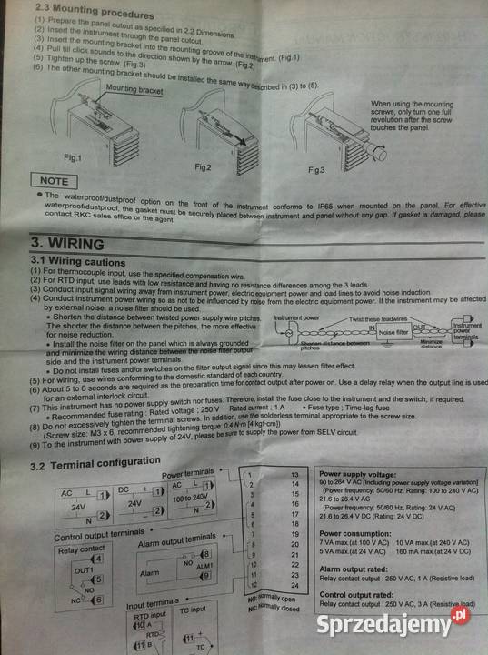 Termoregulator CH 402 termopara PT 100