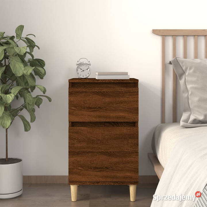 Szafka nocna kolor brązowy dąb 40x35x70 WM819706