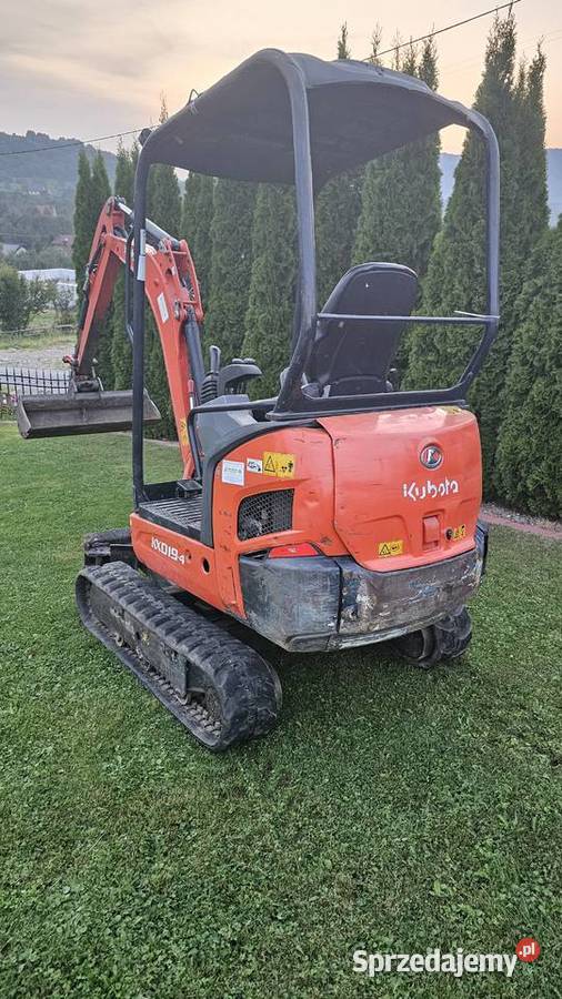 Minikoparka KUBOTA KX0194 Koparki małopolskie Tenczyn