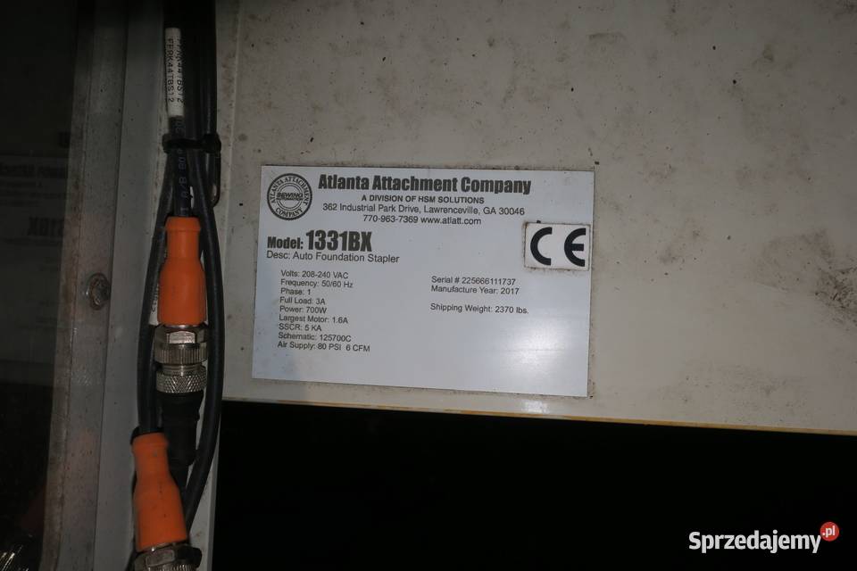 Automatyczny zszywacz pokrowców materacy Atlanta Produkcja Kartuzy