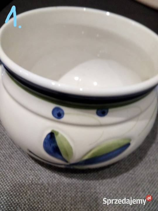 Stare piękne naczynia ceramiczne śląskie Częstochowa