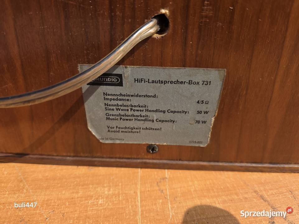 kolumny grundig box 731 muzykalne Słuchawki i głośniki śląskie