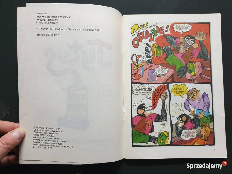 Tytus Romek i ATomek księga XVIII wyd1 1987 Polskie Komiksy Gdynia sprzedam