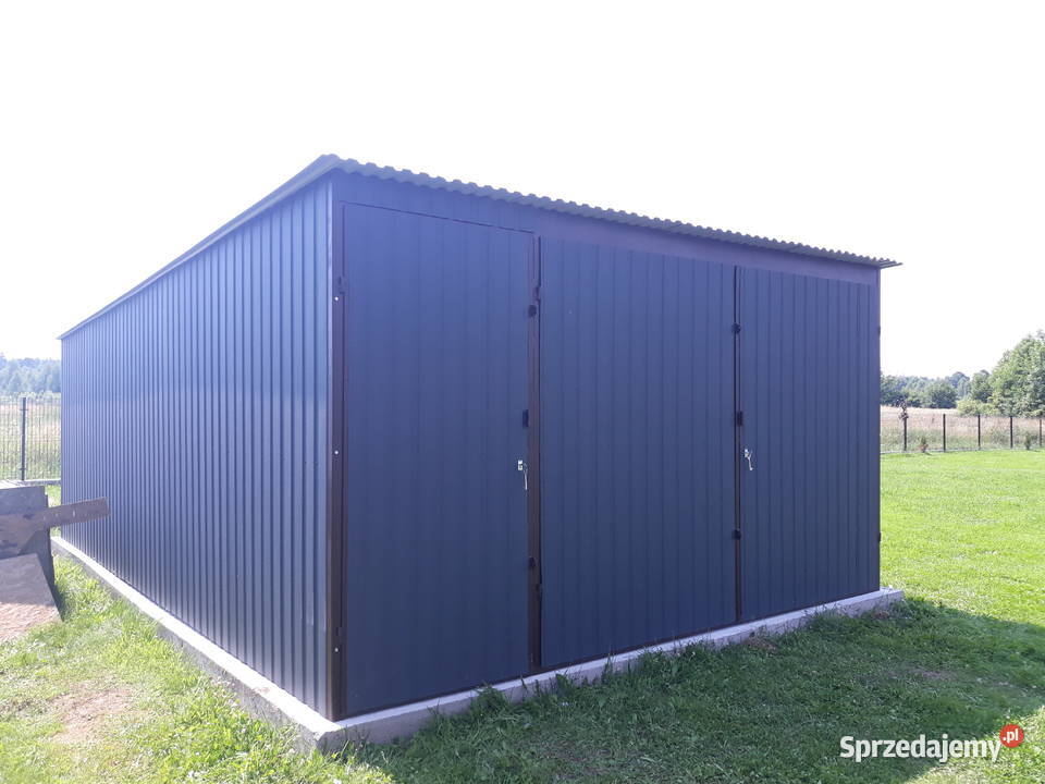 Garaż blaszany II gatunek 6x5 Grójec