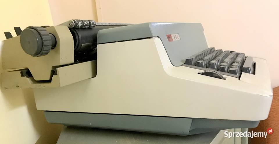 Elektryczna maszyna do pisania Daro 202 z długim Łomża