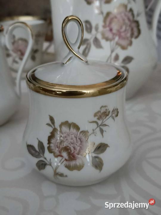 Porcelanowy serwis kawowy ALKA Kunst Alboth Góra