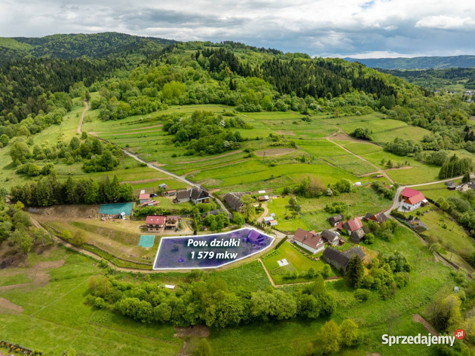 DZIAŁKA BUDOWLANA Z WIDOKIEM ŁĘTOWNIA 1579m2 Sprzedaż Łętownia