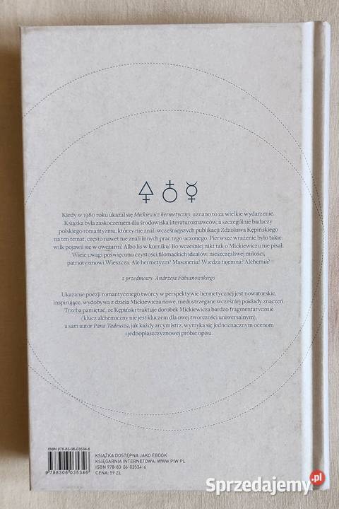 Mickiewicz Hermetyczny Zdzisław Kępiński Rok wydania 2019