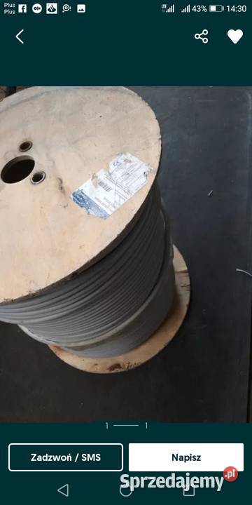 Kabel 3 x 25mm 500m cała szpula Pakosław
