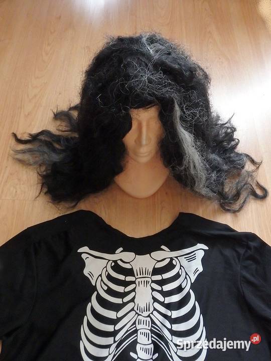 Duży Kostium Kościotrup Peruka Made in USA Rzeszów