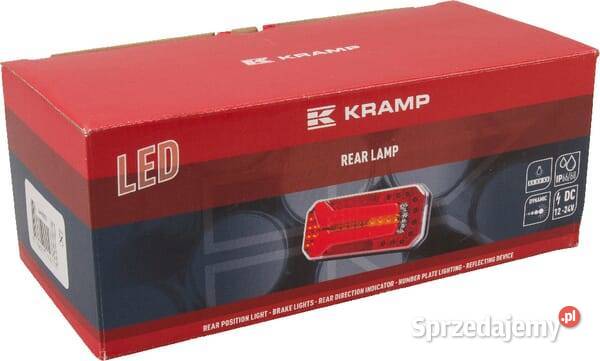 Lampa tylna zespolona LED prostokątna 1224V małopolskie Kamionna sprzedam