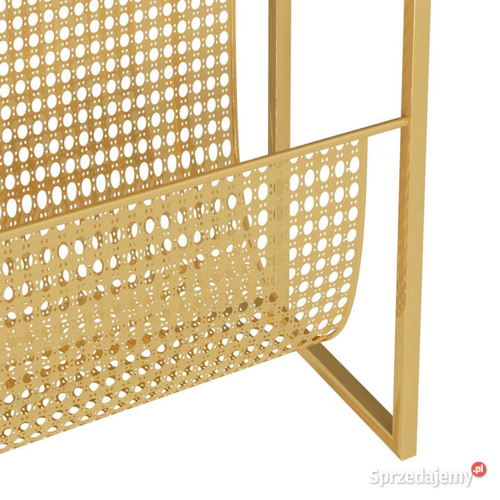 Stojak na gazety złoty 35x15x45 stal WM331669 Warszawa