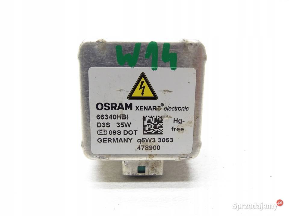 ŻARNIK ŻARÓWKA XENON D3S 35W OSRAM 66340HBI AUDI