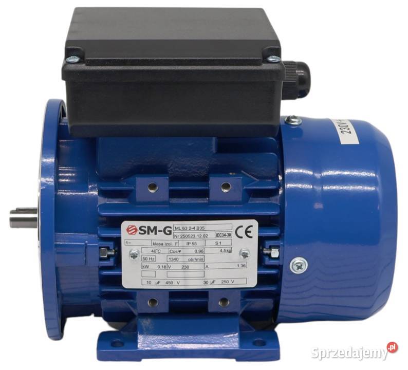 SILNIK ELEKT 018kW 230V 1340obr 1Fazowy Solec Kujawski