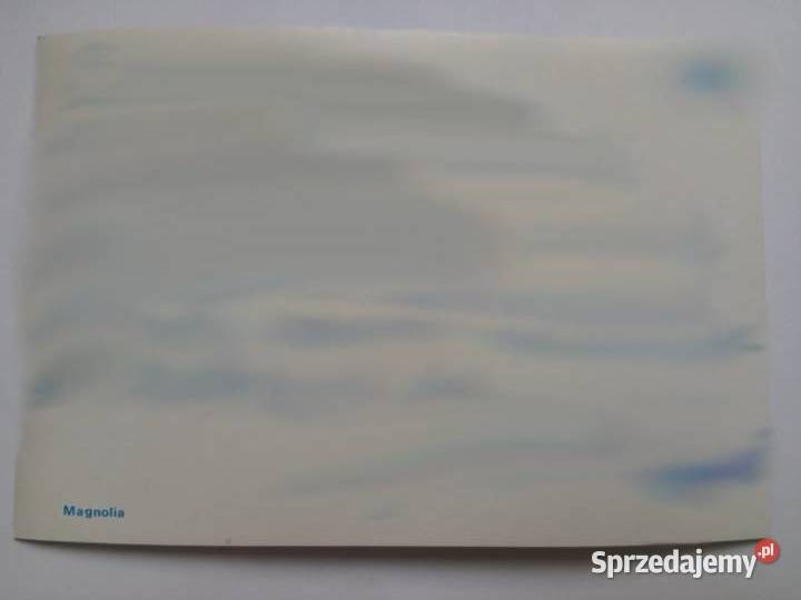Pocztówka holograficzna Magnolia z lata 80te Dąbrowa Górnicza