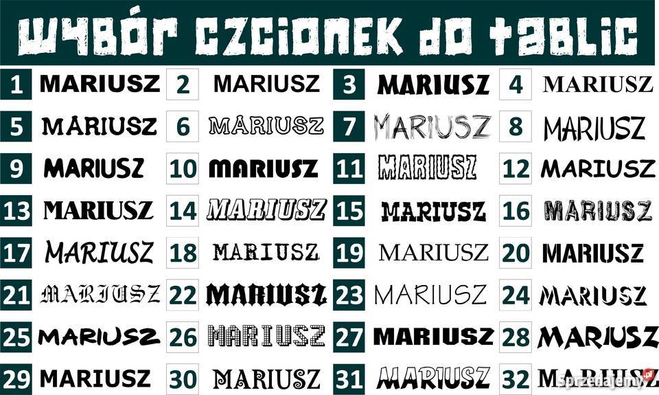 Tablice imienne podświetlane led 50x16 Radostowo sprzedam