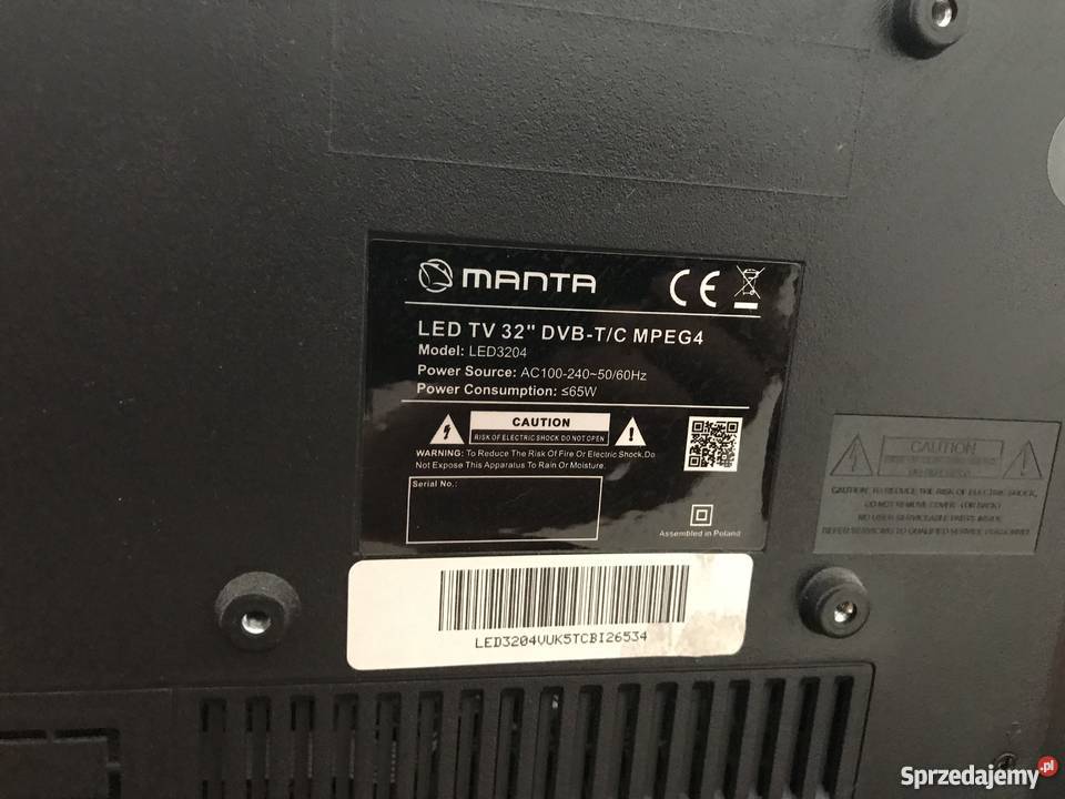 Manta 32 cale Warszawa