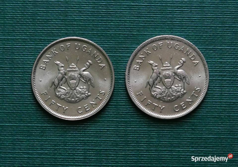 UGANDA 50 Centów zestaw Gliwice