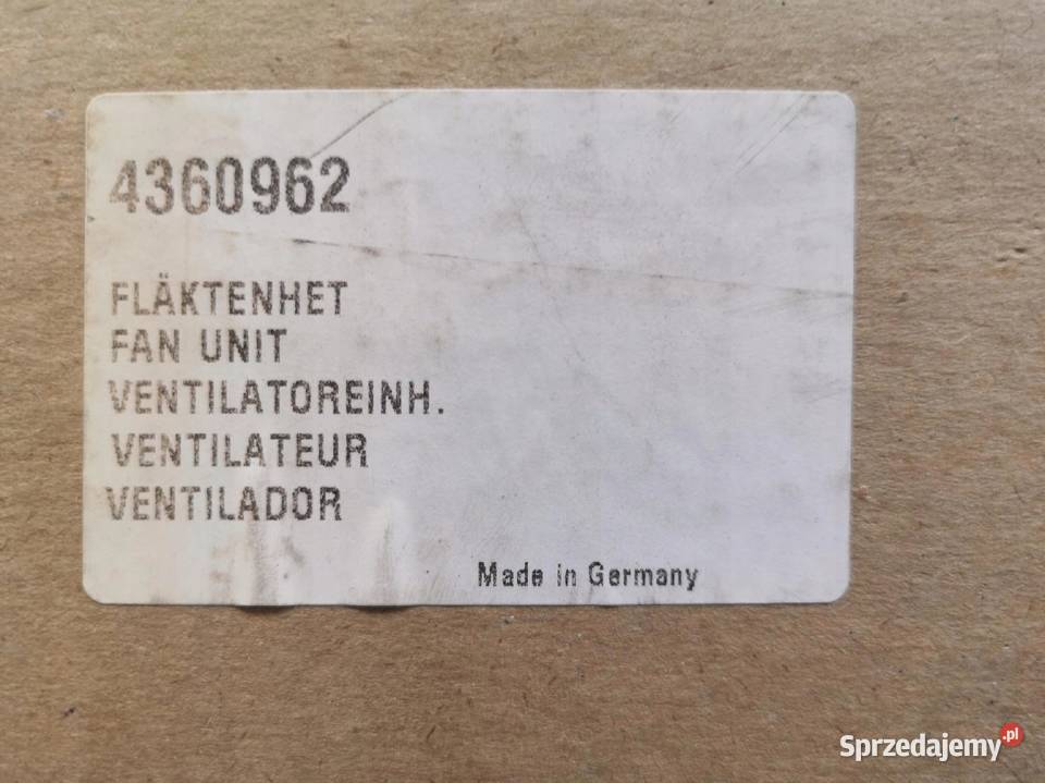 WENTYLATOR CHŁODNICY SAAB 9000 1995 ORYGINAŁ ASO sprzedam