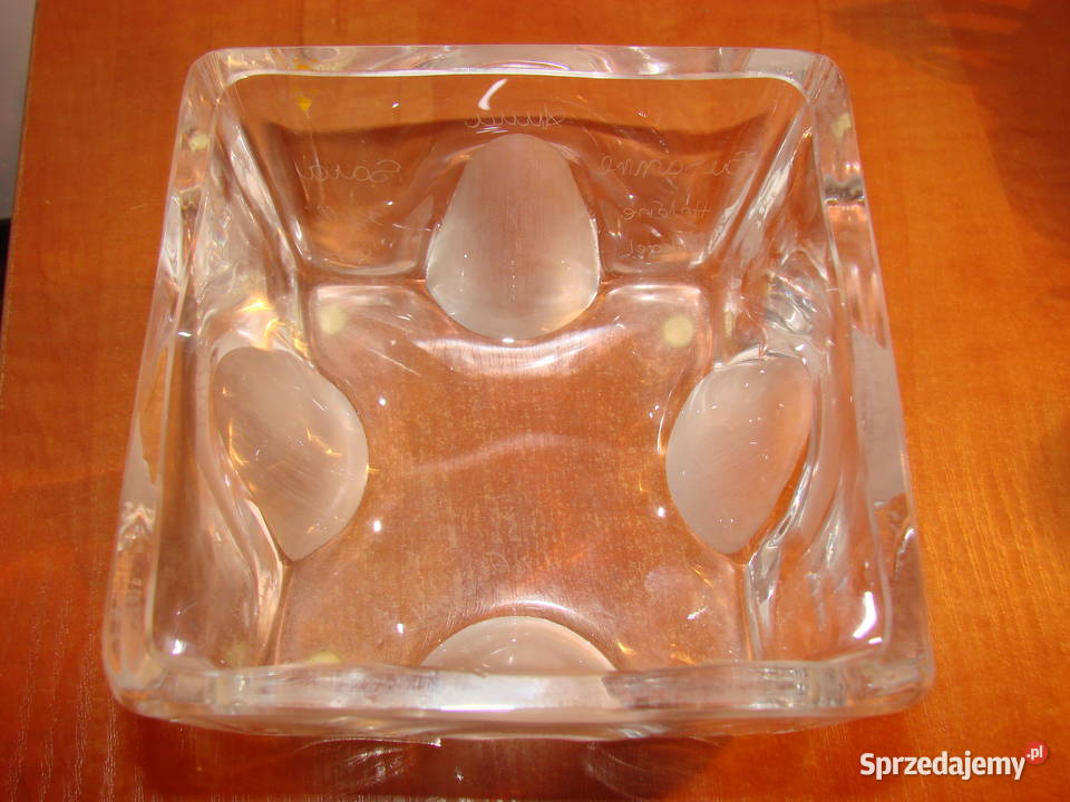 kryształowy pamiątkowy pojemnik pomorskie Pruszcz Gdański