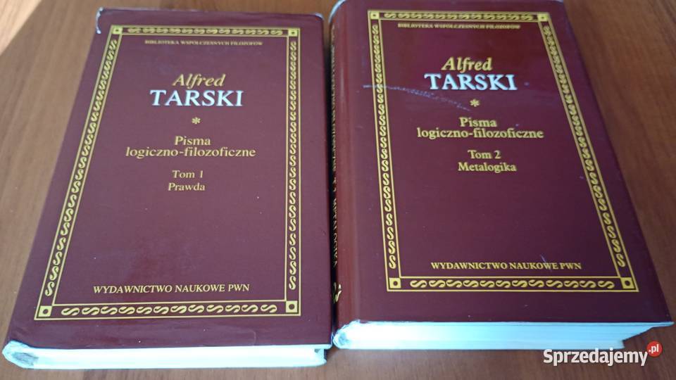 Tarski Alfred Pisma logicznofilozoficzne 12 Gdańsk