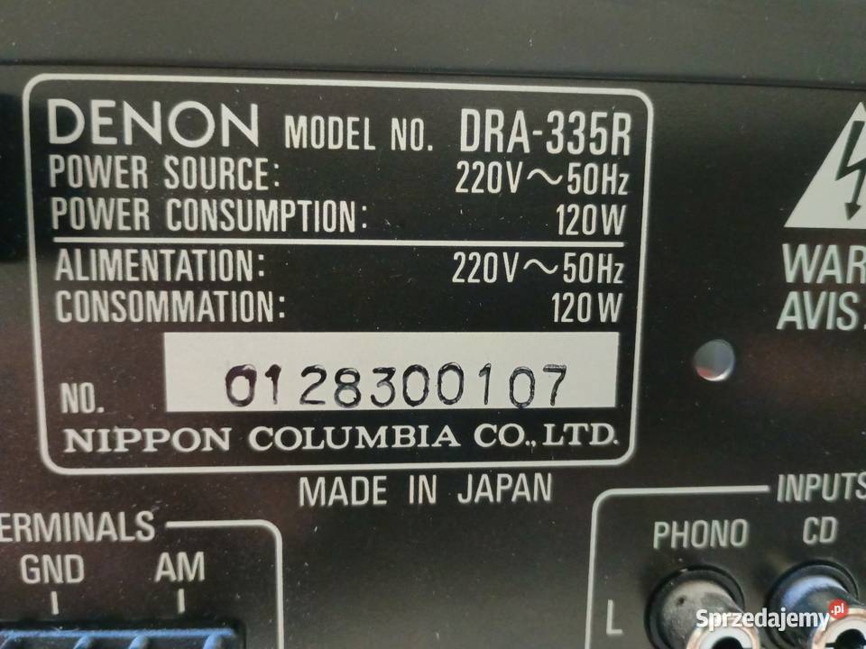 Amplituner stereo DENON DRA425R Amplitunery