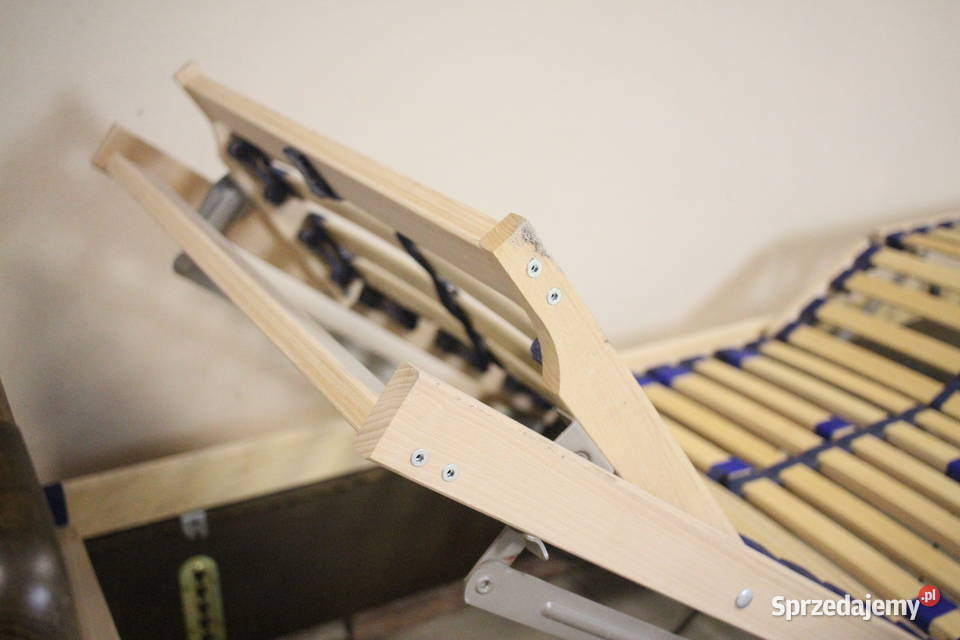 Łóżko elektryczne starszych osób rama DĘBOWA